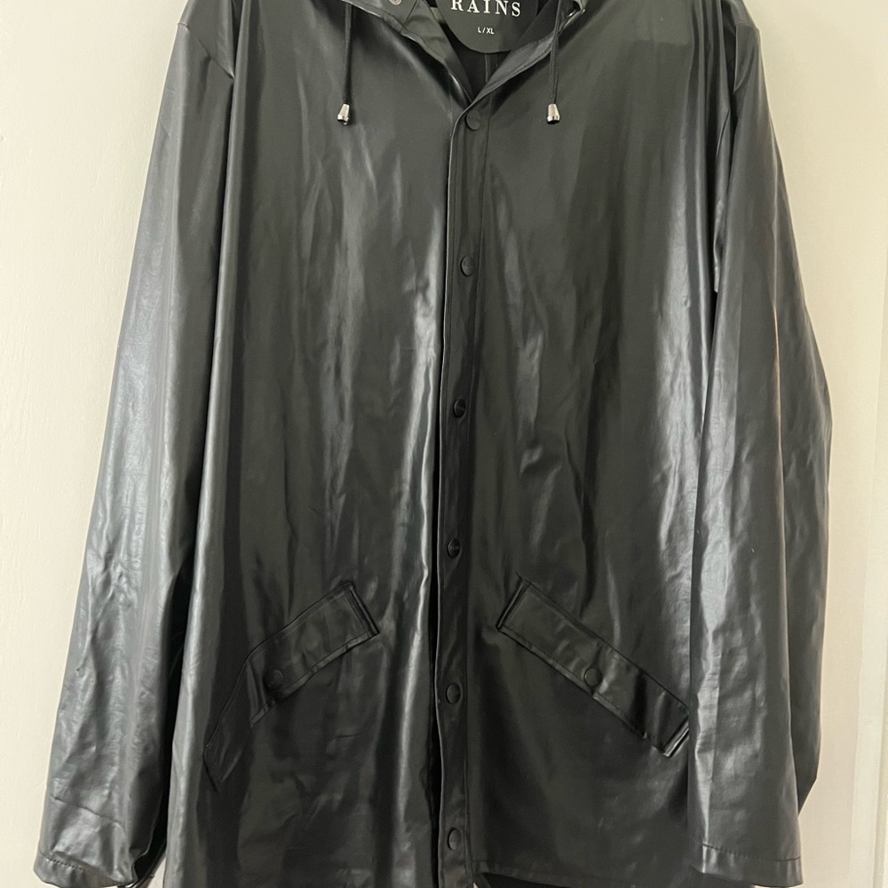 Unisex Rains Charcoal Raincoat